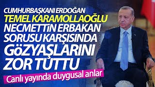 Cumhurbaşkanı Erdoğan'ı duygulandıran Necmettin Erbakan sorusu! Resimi