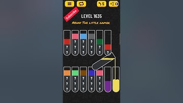 Water sort puzzle level 1635