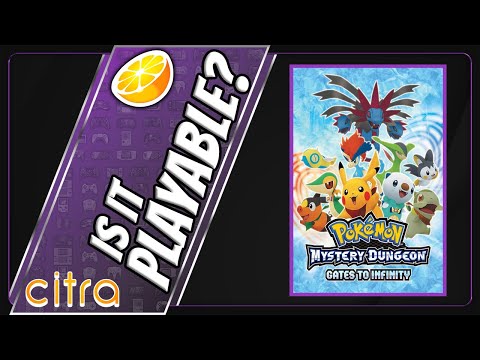 Is Pokemon Mystery Dungeon: Gates To Infinity Playable? Citra
