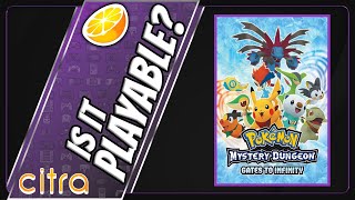Is Pokemon Mystery Dungeon: Gates To Infinity Playable? Citra
