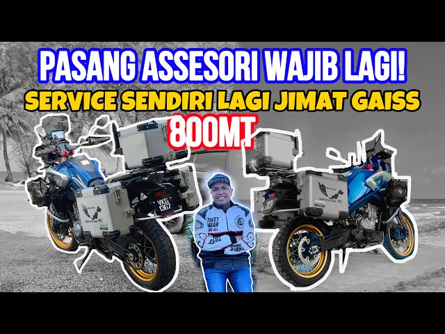 #953 SERVICE SENDIRI! PASANG JAJAN LAGI! UPDATE CFMOTO 800MT! class=