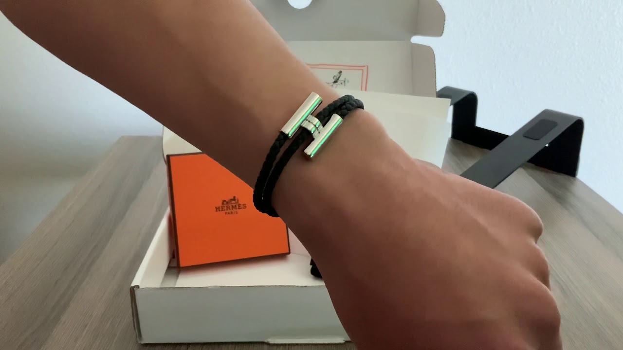 Hermes Tournis Tresse Bracelet Men’s Review - YouTube