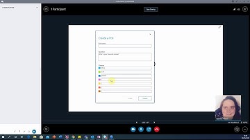 #576 Skype for Business Webinars [5/5] Adding a Poll