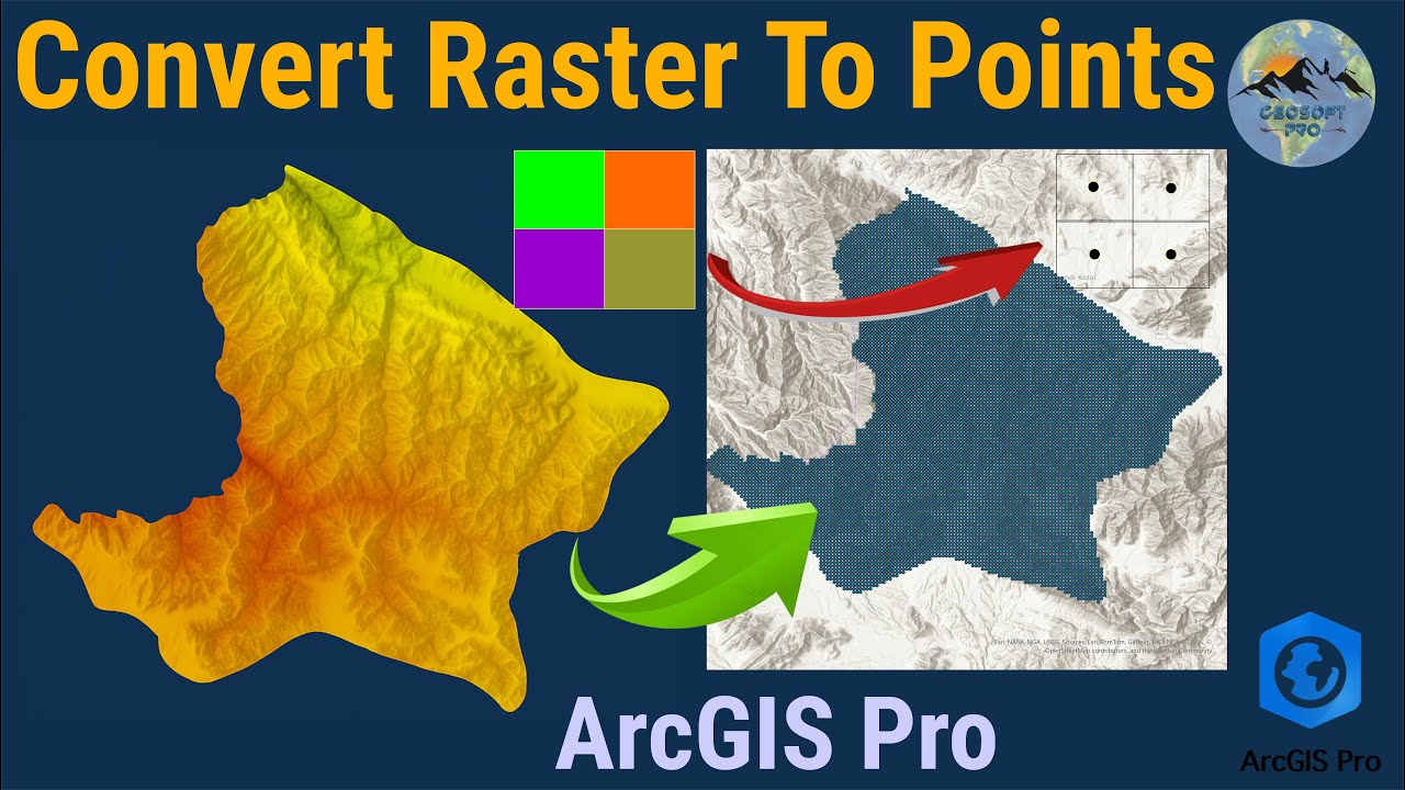 What's The BEST Way to Convert Raster to Point in ArcGIS Pro? - YouTube