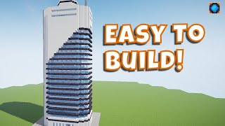 How To Build A Modern Skyscr In Minecraft Hospital Tower
