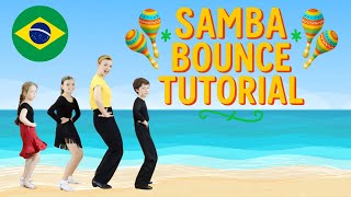 Famous Samba Bounce Tutorial | Learn the Essential Bounce Action! 💃🕺 Wealth