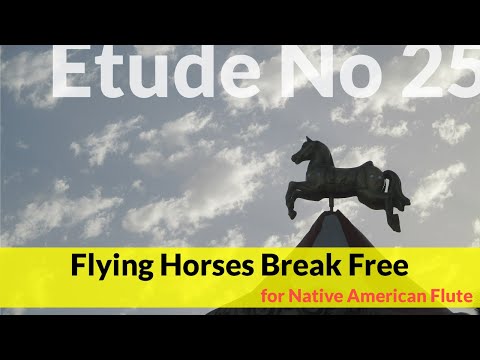 Native American Flute Etude No. 25 - Flying Horses Break Free