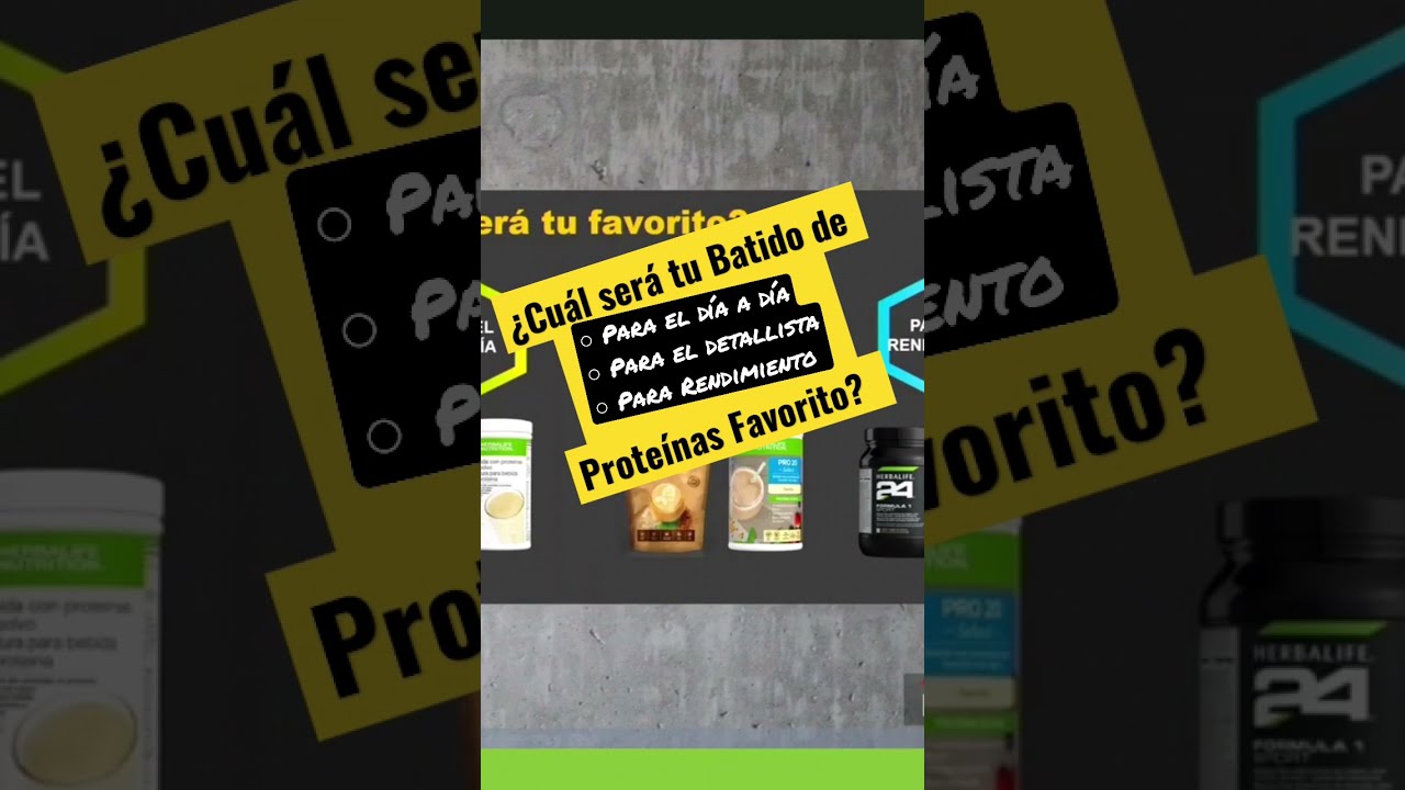 ¿Cuál será tu Batido Herbalife de Proteínas Favorito?