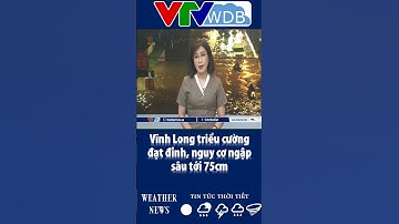 Vĩnh Long triều cường đạt đỉnh, nguy cơ ngập sâu tới 75cm | VTVWDB