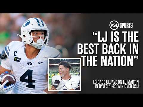 LB Cade Uluave Reacts to BYU's 41-23 Victory Over Colorado State | KSL Sports
