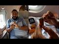 Dj Khaled Private Jet Meal Is INSANE (HD) Chicken Nuggets &amp; Caviar 😭✈️💯