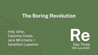 Re_The Boring Revolution with Dark Matter Labs