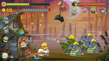 Swamp Attack - Episode 10. Level 21 Gameplay Android walkthroug