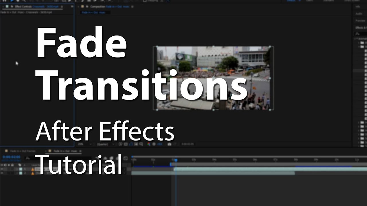 Fade Transitions In After Effects Tutorial YouTube Fade Transitions In After Effects Tutorial YouTube
