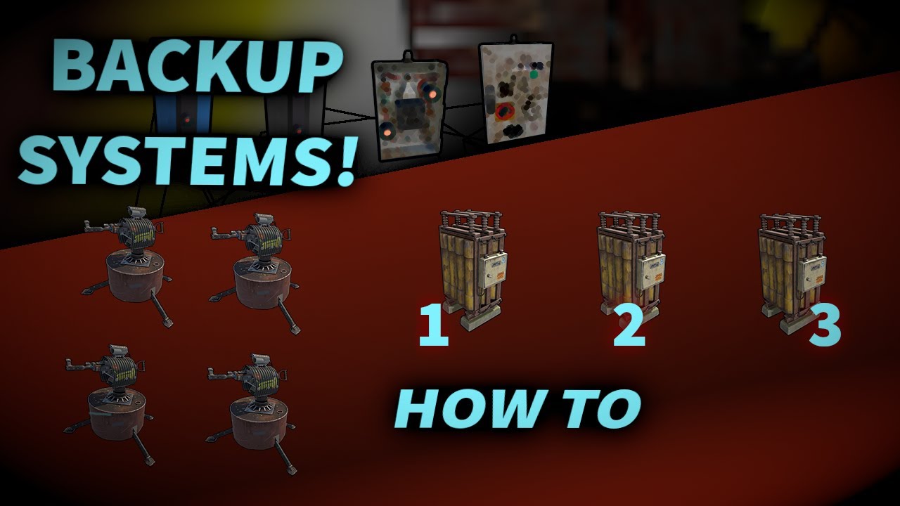 Rust Backup Generator Guide Rust Electrical How-to - Battery Backup System, Splitting Charging, and ...