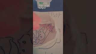 #cute #coloring #gugugaga (hungry) random video!🍭🪅🍥🧁