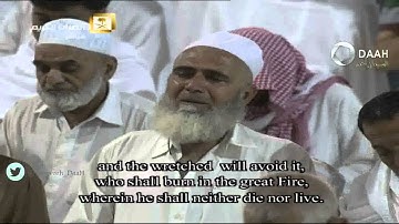 ترتيل خاشع مؤثر جداً لسورة الاعلى للشيخ خالد الغامدي ليلة16رمضان 1436-تبكي المصلين