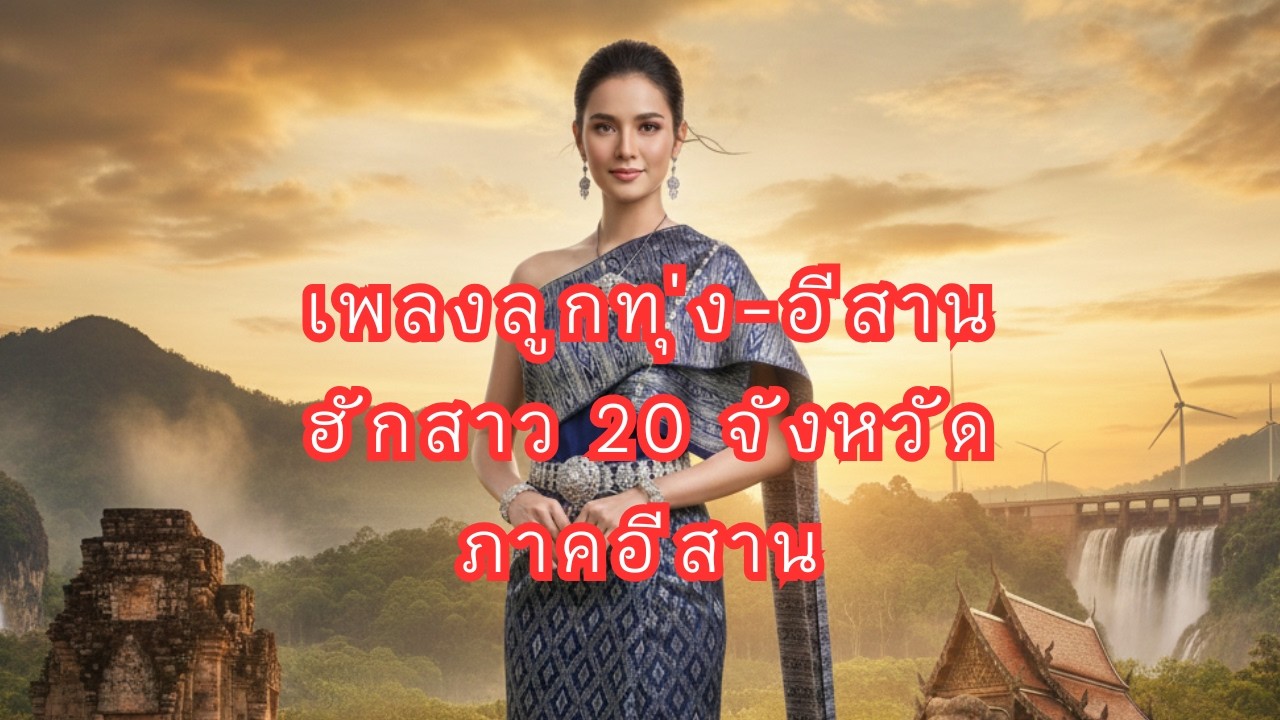 เพลงลูกทุ่ง   -   อีสาน ฮักสาว 20 จังหวัด ภาคอีสาน