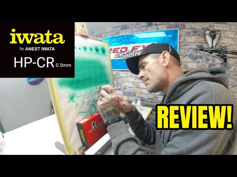 Airbrush REVIEW Iwata Revolution hp-cr 0.5mm