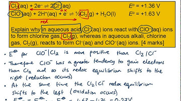 KAC32.14b - Electrochemistry: Predicting Reaction Feasibility: Example 2