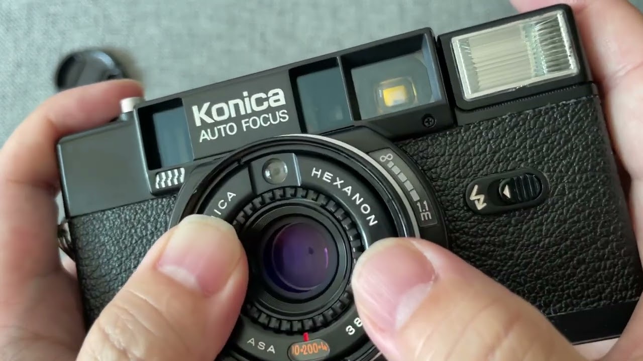 Learn how to use the Konica C35AF2 film camera. - YouTube