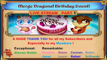 Merge Dragons! Birthday Event - Part1