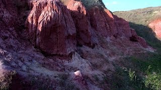 Новые съёмки: район красной глины и плотина Изнаира.