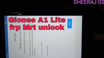 Gionee A1 Lite  frp one click unlock