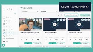 Virti - AI Roleplay and Interactive Video Overview