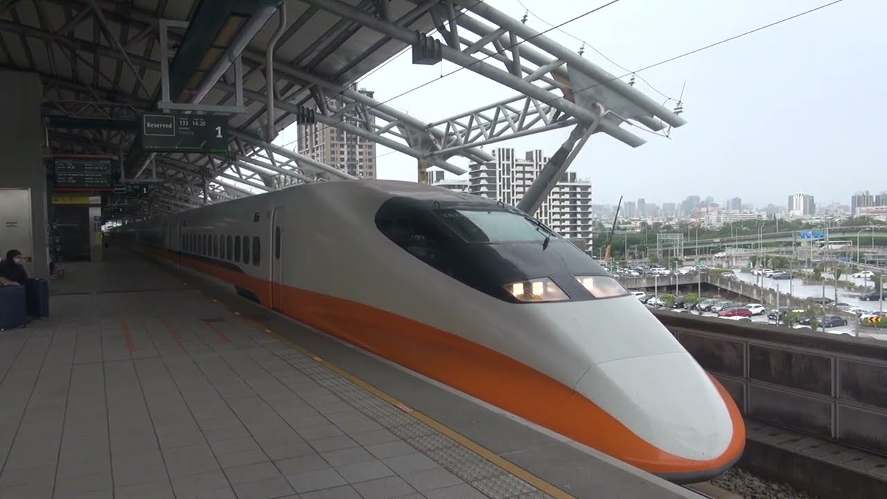 【直達車的加速就是不一樣】台灣高鐵 700T 133次直達車 往左營 台中站 離站