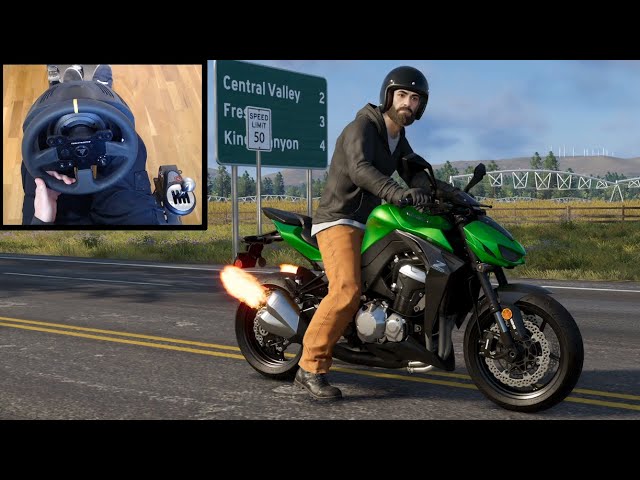 O MELHOR GRAU DE MOTO DO  - 360 GRAUS *zerinho* - KAWASAKI Z1000 -  THE CREW 2 