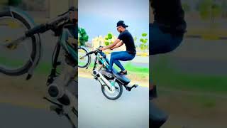 One weeling 14 august record jani champ 46 pak 1 #stunt #jani #bike #bukestunt #cycle