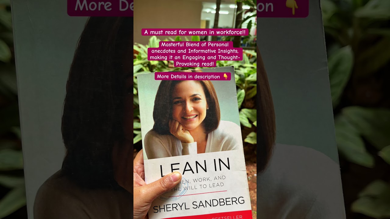 Women must Learn to 'Lean In' | Have you read this Book?! 📚