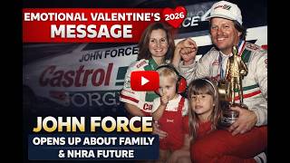 John Force’s Emotional Valentine’s Message Will Leave NHRA Fans Speechless