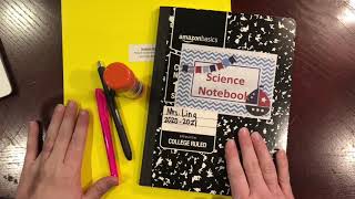 Science Notebook Plant Vocabulary and Flower Structure