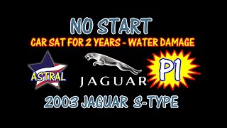 ⭐ 2003 Jaguar S-Type - Runs Rough - NO START - Sitting For Two Years - WATER DAMAGE