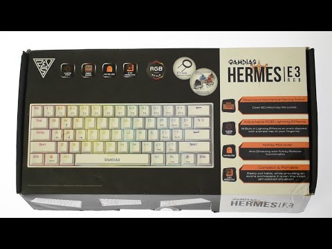 [UNBOXING] GAMDIAS HERMES E3 60% RGB mechanical keyboard