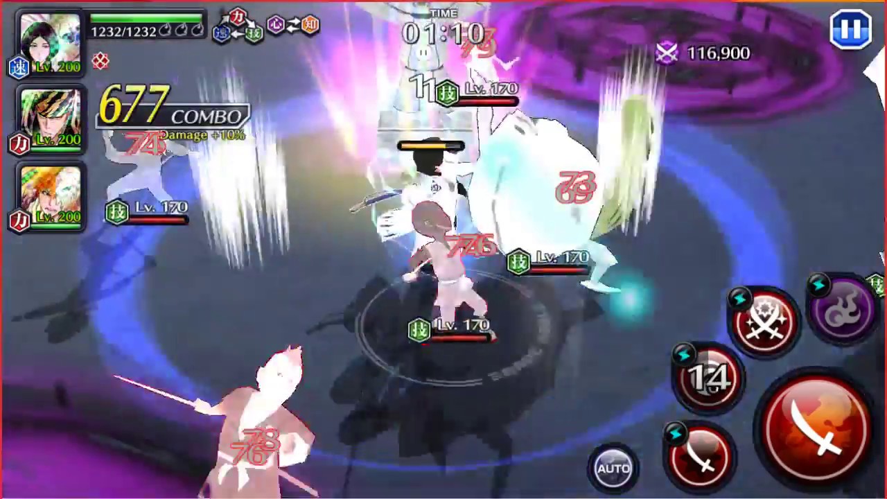 Bleach Brave Souls - Guild Quest Sep 02-05 Renji 174k