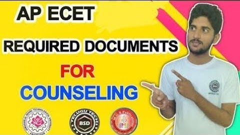 Ap Ecet 2022 Required documents for Counseling 2022 | ap diploma results | bsd ecet telugu tech