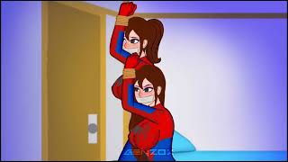 Knock Knock Transition Tiktok Spider Girl and She Venom Animation Version