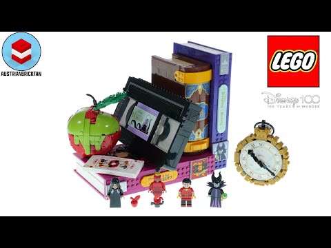 LEGO Disney 43227 Villain Icons - LEGO Speed Build Review