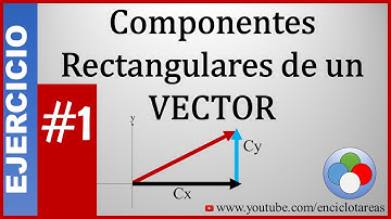 Calcular las Componentes de un Vector - Ejercicio Resuelto No.1
