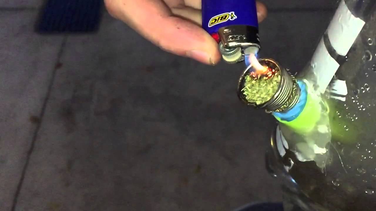 Hitting The Bong In Slow-Motion - YouTube