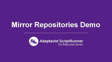 ScriptRunner for Bitbucket | How to mirror Bitbucket Repositories with GitHub Repositories