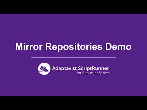 ScriptRunner for Bitbucket | How to mirror Bitbucket Repositories with GitHub Repositories