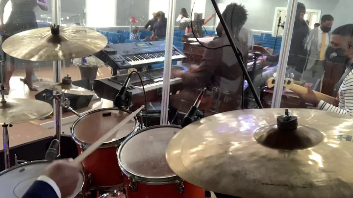 Aaron Jenkins on drums playing I Am Thankful by J....