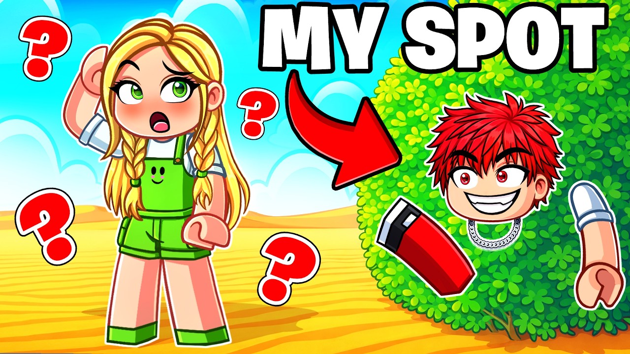 finding IMPOSSIBLE Spots in Roblox hide your body parts…