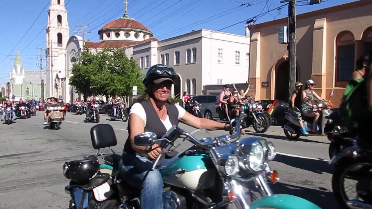Dykes on Bikes Dyke March 2018 San Francisco California YouTube