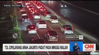 Tol Cipularang Arah Jakarta Padat, Exit Tol Prambanan Padat