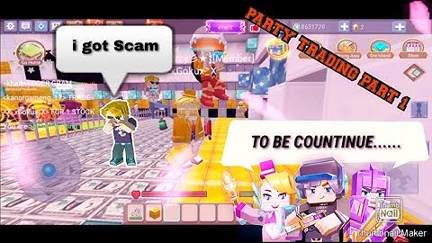 Skyblock TRADING PART 1 (BlockMan Go Blocky Mods) SCAMMER HUNTING PART 1